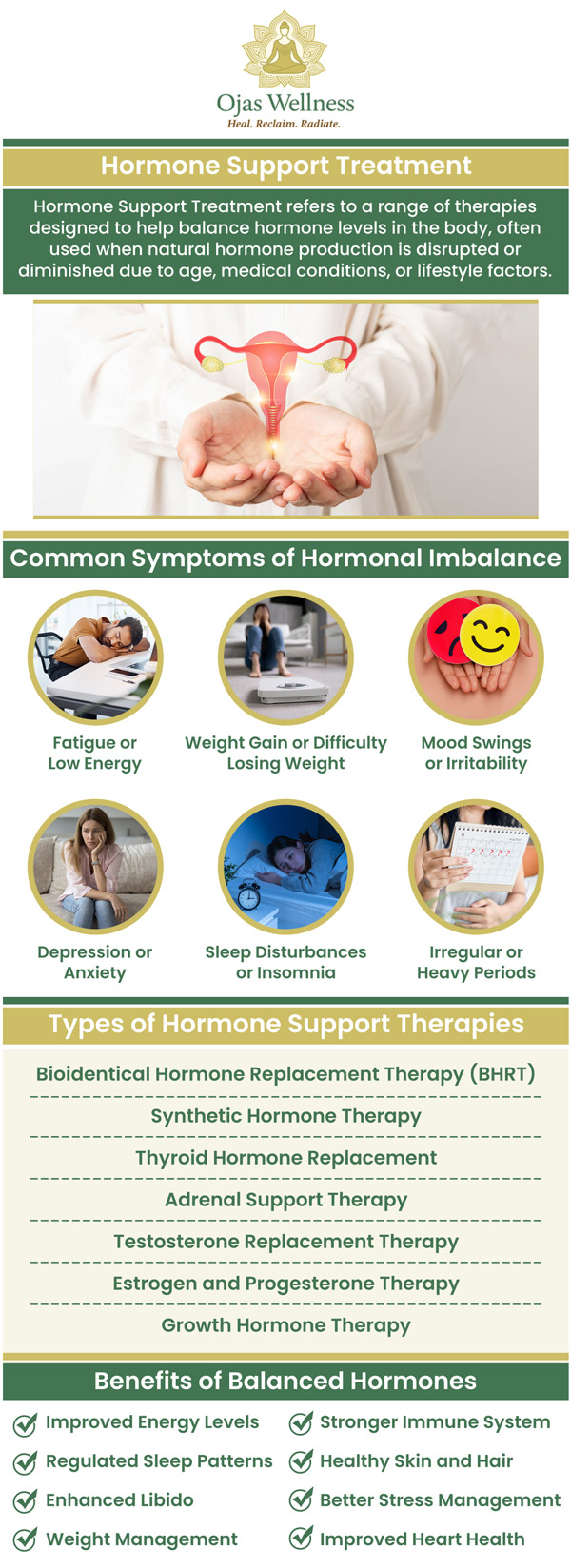 Dr. Atousa Mahdavi at Ojas Wellness offers specialized hormone support treatment in Glendale, CA. Our clinic provides personalized care designed to balance and support your hormones naturally, addressing a wide range of hormonal imbalances, including those related to menopause, thyroid, and adrenal health. At Ojas Wellness, we focus on holistic treatments that promote overall wellness and vitality. We are committed to guiding you toward optimal health with a customized treatment plan tailored to your unique needs. For more information, contact us today or book an appointment online. Conveniently located at 411 N Central Ave #110, Glendale, CA 91203. Dr. Atousa Mahdavi at Ojas Wellness offers specialized hormone support treatment in Glendale, CA. Our clinic provides personalized care designed to balance and support your hormones naturally, addressing a wide range of hormonal imbalances, including those related to menopause, thyroid, and adrenal health. At Ojas Wellness, we focus on holistic treatments that promote overall wellness and vitality. We are committed to guiding you toward optimal health with a customized treatment plan tailored to your unique needs. For more information, contact us today or book an appointment online. Conveniently located at 411 N Central Ave #110, Glendale, CA 91203.