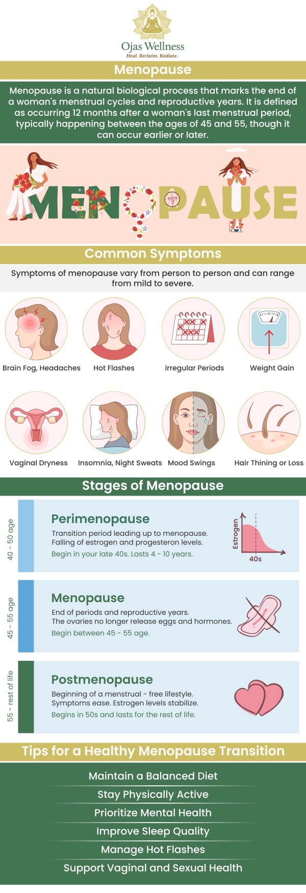 Dr. Atousa Mahdavi at Ojas Wellness specializes in menopause management in Glendale, CA. Our clinic offers personalized care to help you navigate the challenges of menopause, focusing on holistic treatments that restore balance and promote well-being. We address a wide range of menopause-related symptoms, including hot flashes, mood swings, sleep disturbances, and hormonal imbalances. We are committed to guiding you toward optimal health and comfort during menopause, ensuring lasting wellness. For more information, contact us today or book an appointment online. Conveniently located at 411 N Central Ave #110, Glendale, CA 91203. Dr. Atousa Mahdavi at Ojas Wellness specializes in menopause management in Glendale, CA. Our clinic offers personalized care to help you navigate the challenges of menopause, focusing on holistic treatments that restore balance and promote well-being. We address a wide range of menopause-related symptoms, including hot flashes, mood swings, sleep disturbances, and hormonal imbalances. We are committed to guiding you toward optimal health and comfort during menopause, ensuring lasting wellness. For more information, contact us today or book an appointment online. Conveniently located at 411 N Central Ave #110, Glendale, CA 91203.